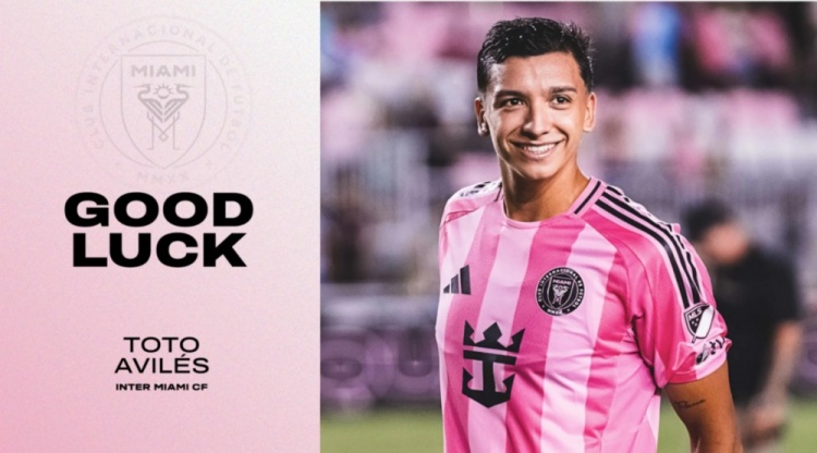 迈阿密国际官方：阿维莱斯租借至蒙特利尔，租期至2026赛季结束